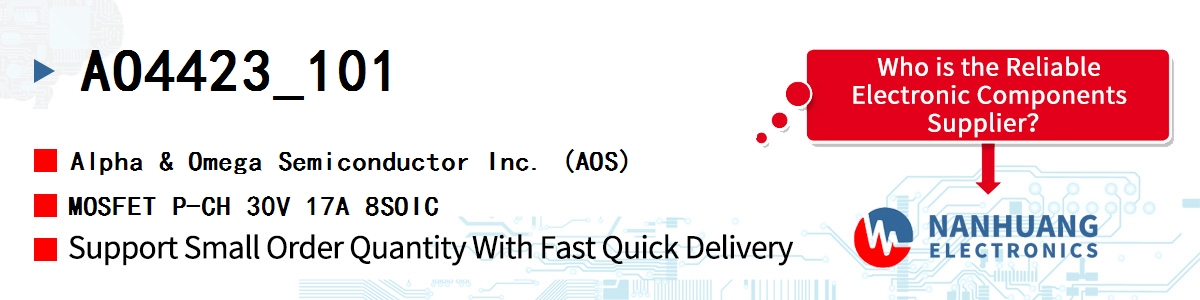 AO4423_101 AOS MOSFET P-CH 30V 17A 8SOIC