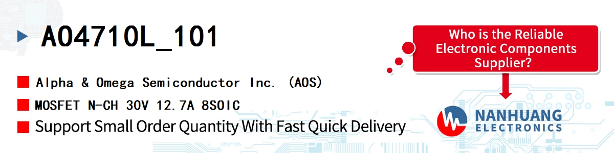 AO4710L_101 AOS MOSFET N-CH 30V 12.7A 8SOIC