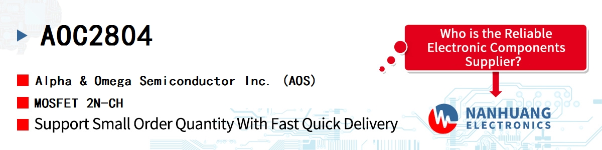 AOC2804 AOS MOSFET 2N-CH