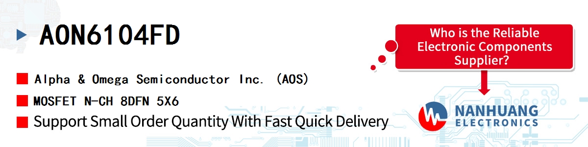 AON6104FD AOS MOSFET N-CH 8DFN 5X6