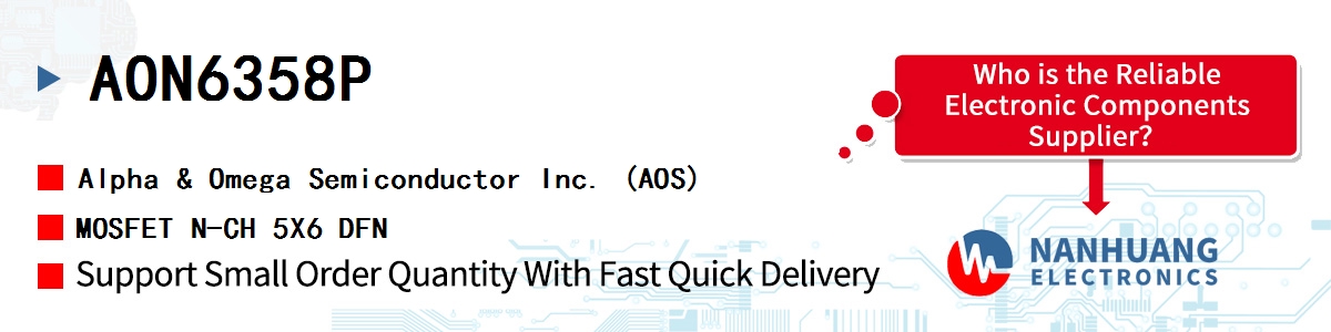 AON6358P AOS MOSFET N-CH 5X6 DFN
