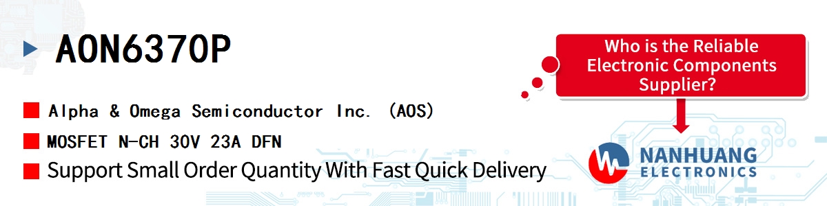 AON6370P AOS MOSFET N-CH 30V 23A DFN