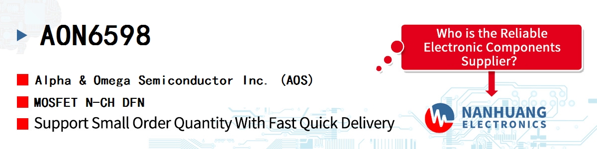AON6598 AOS MOSFET N-CH DFN
