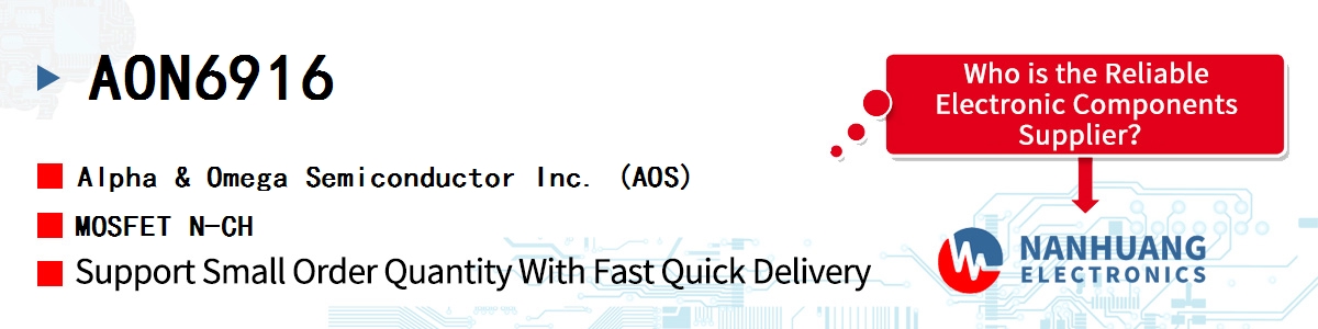AON6916 AOS MOSFET N-CH