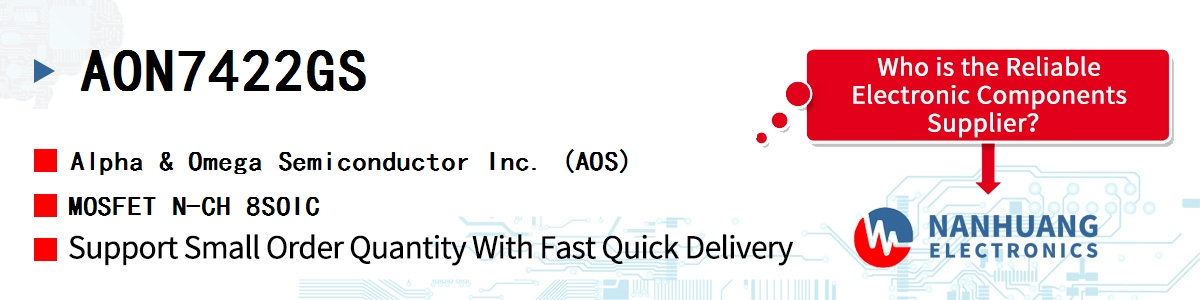 AON7422GS AOS MOSFET N-CH 8SOIC