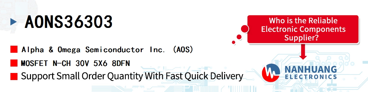 AONS36303 AOS MOSFET N-CH 30V 5X6 8DFN