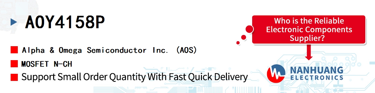 AOY4158P AOS MOSFET N-CH