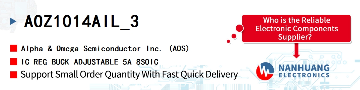 AOZ1014AIL_3 AOS IC REG BUCK ADJUSTABLE 5A 8SOIC