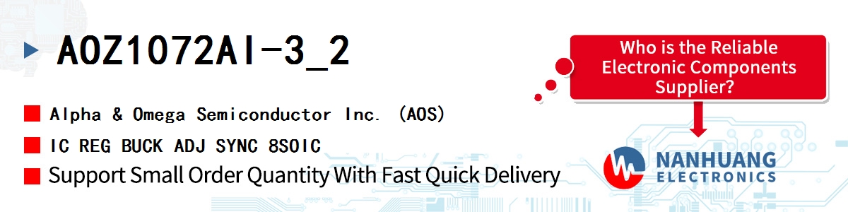 AOZ1072AI-3_2 AOS IC REG BUCK ADJ SYNC 8SOIC