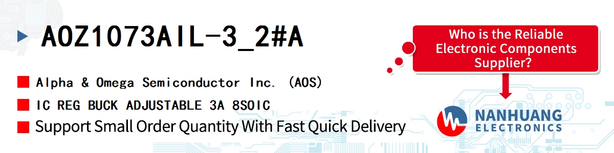 AOZ1073AIL-3_2#A AOS IC REG BUCK ADJUSTABLE 3A 8SOIC