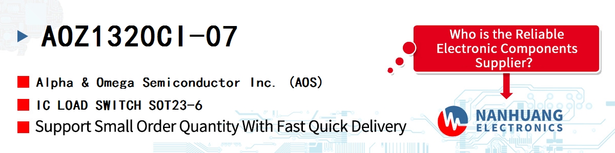 AOZ1320CI-07 AOS IC LOAD SWITCH SOT23-6