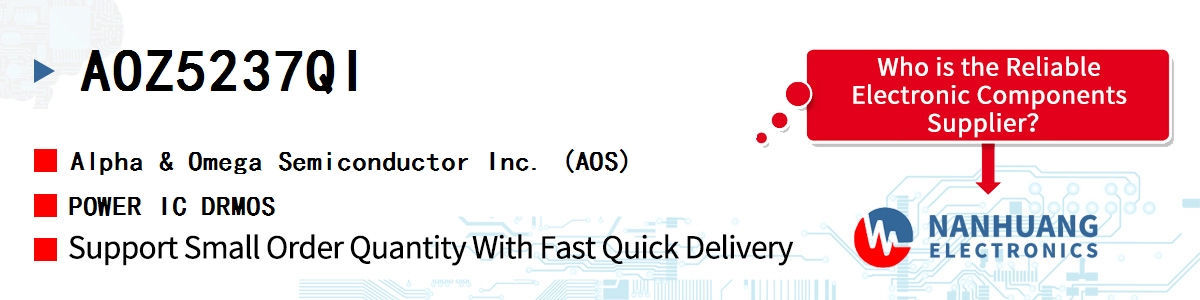 AOZ5237QI AOS POWER IC DRMOS