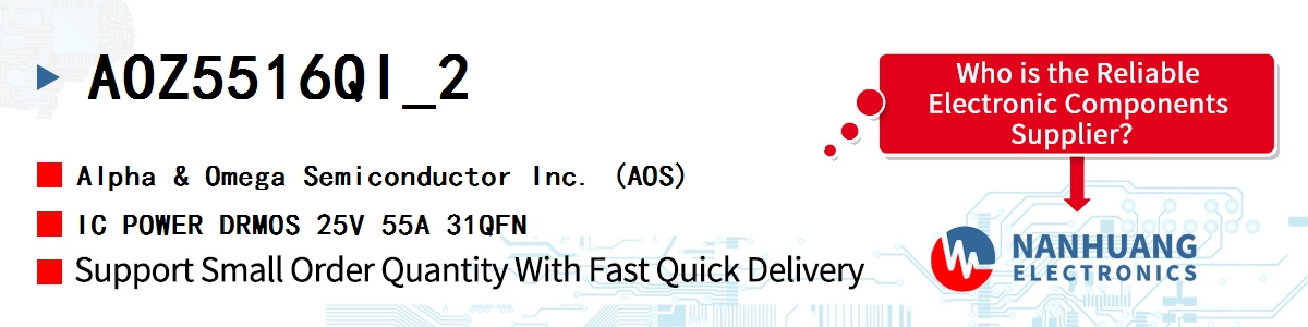 AOZ5516QI_2 AOS IC POWER DRMOS 25V 55A 31QFN