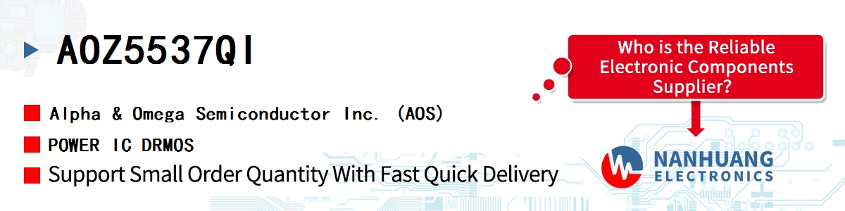 AOZ5537QI AOS POWER IC DRMOS
