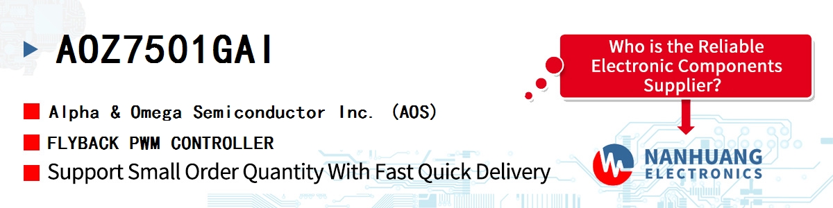 AOZ7501GAI AOS FLYBACK PWM CONTROLLER