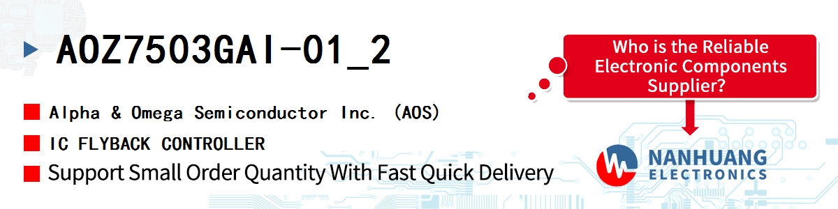 AOZ7503GAI-01_2 AOS IC FLYBACK CONTROLLER