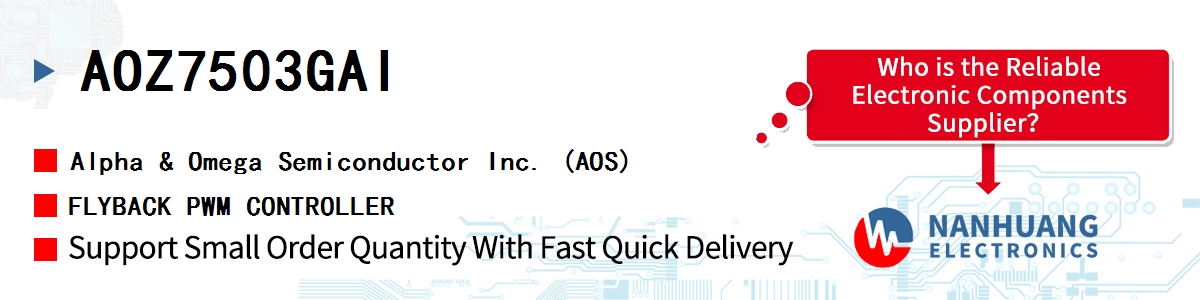 AOZ7503GAI AOS FLYBACK PWM CONTROLLER