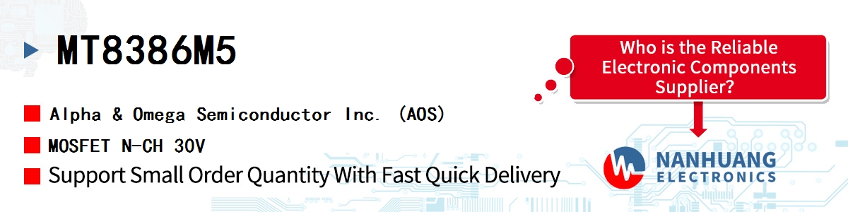 MT8386M5 AOS MOSFET N-CH 30V